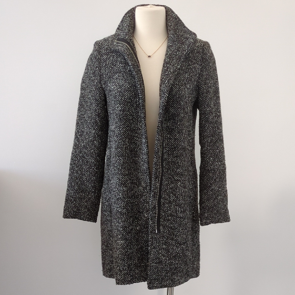 Old Navy Black and White Textured Jacket